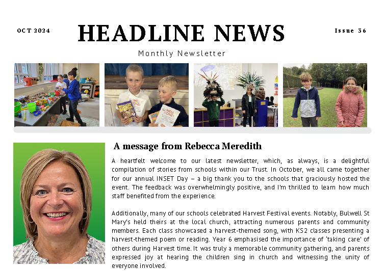 Headline News – October 2024, Issue 36