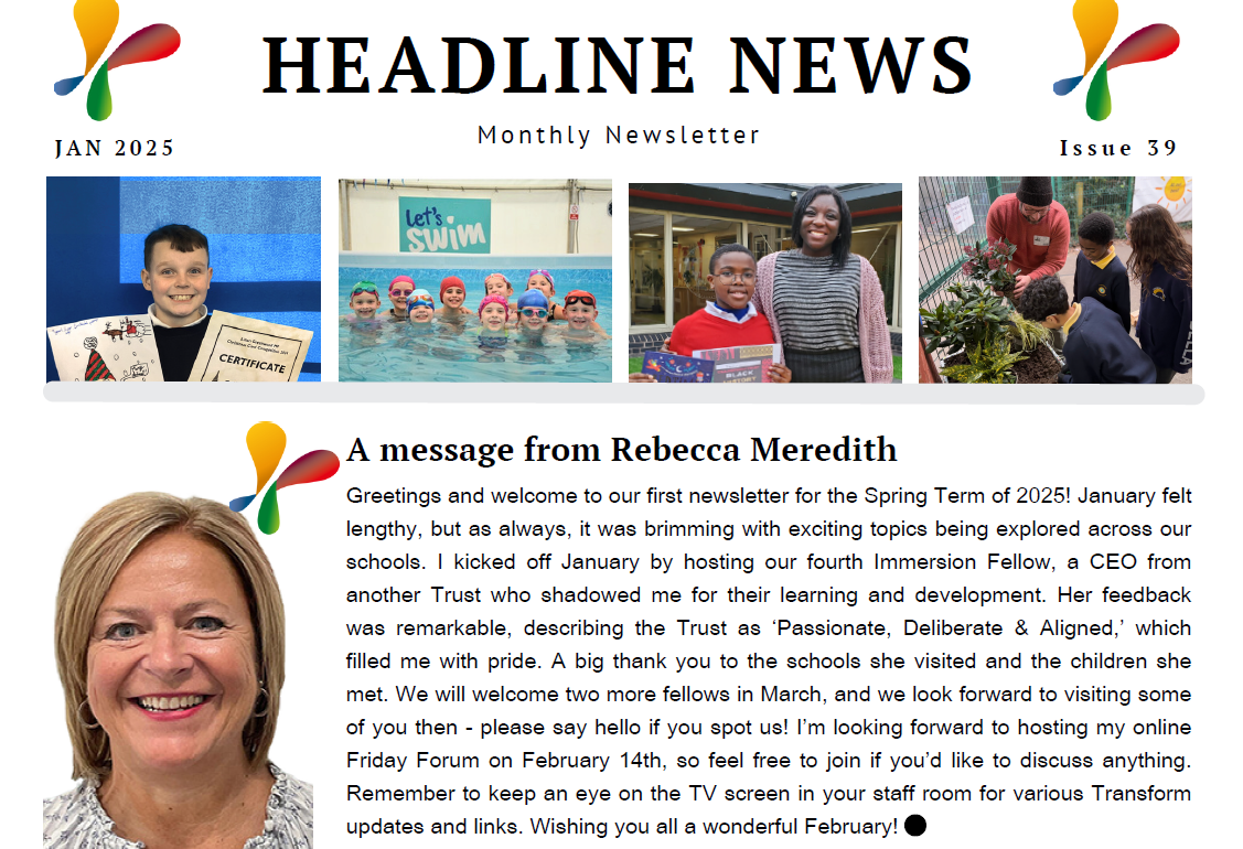 Headline News – January 2025, Issue 39